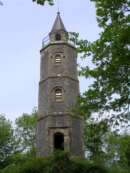 View of Banwell Tower showing new windows